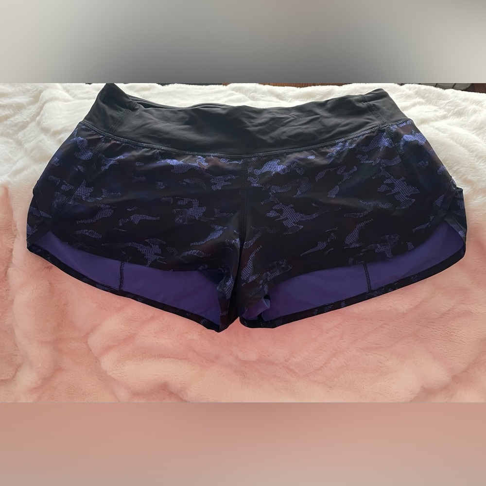 Two pairs Lululemon shorts,